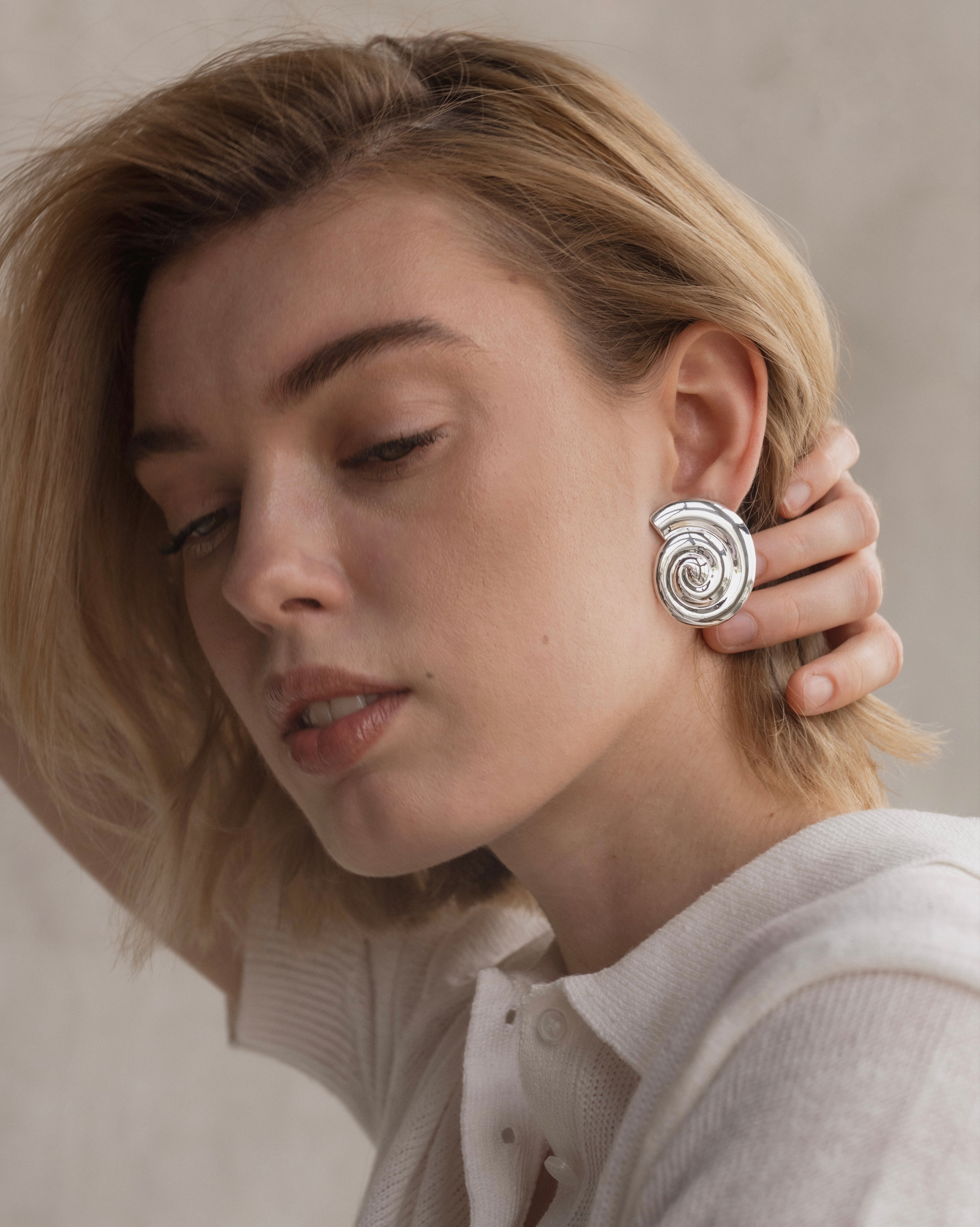 Riviera Earrings Sterling Silver – La Côte Club