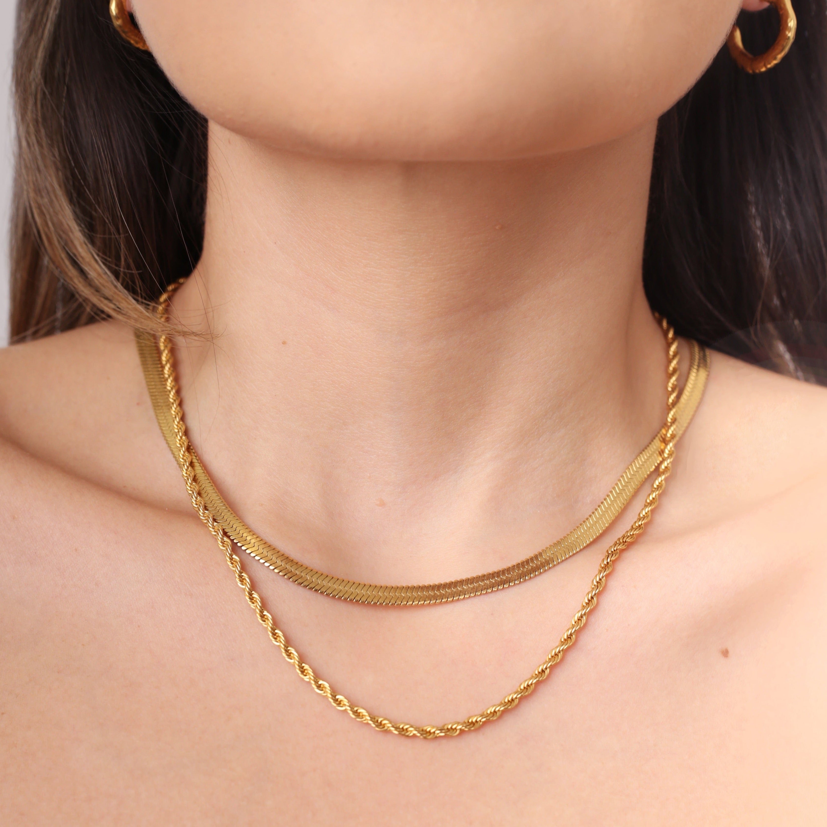 Buy Gold Plated Herringbone Chain Online In India - Etsy India